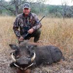 Roman Pillwein with his warthog.