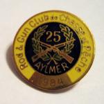 ARGC's 25th Anniversary lapel pin produced in 1984.