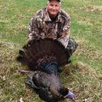 Allen Casey with his wild turkey.