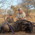 Roman Pillwein with his Wildebeest and friend.