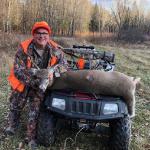 Bob Valcov: "A nice young buck and a whitetail."