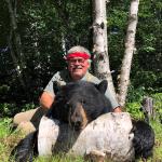 Bob Valcov with great spring black bear. 